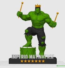 Carregar imagem no visualizador da galeria, Hulk Império Matinhense 20cm, Edição 2026 – Escultura 3D Exclusiva