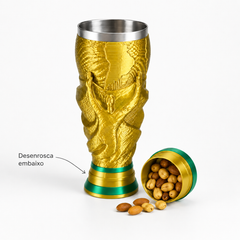 Copo Taça de Campeão com Compartimento para Petiscos | Impressão 3D