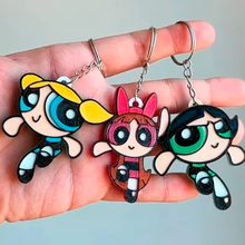Carregar imagem no visualizador da galeria, Chaveiros 3D Meninas Super Poderosas
