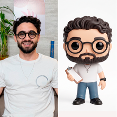 Miniatura Clone Funko 3D | Figura Colecionável Personalizada